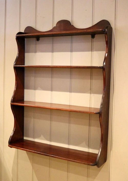 Mid Victorian Mahogany Wall Shelves