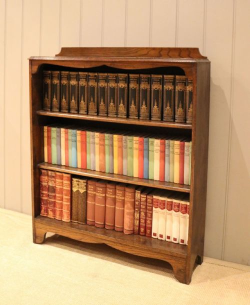 Oak Open Bookcase