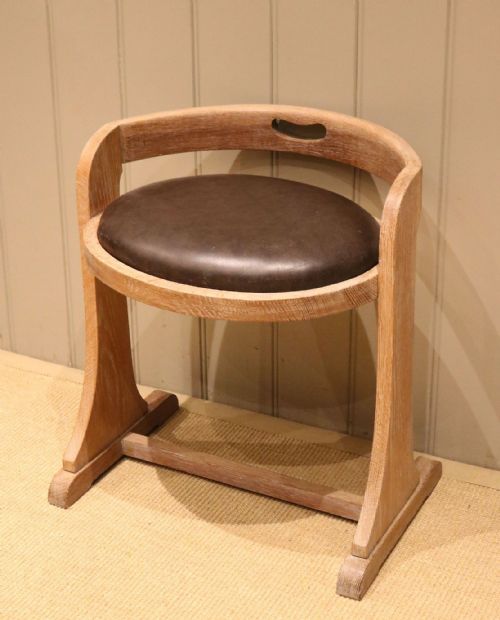 Heal's Style Limed Oak Dressing Chair