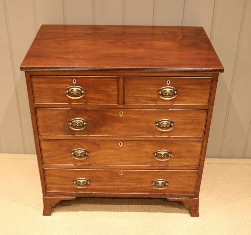 fig 1. Georgian Style Mahogany Chest Of Drawers