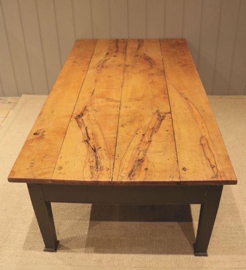 fig 1. Substantial Late 19th Century French Cherrywood Low Table