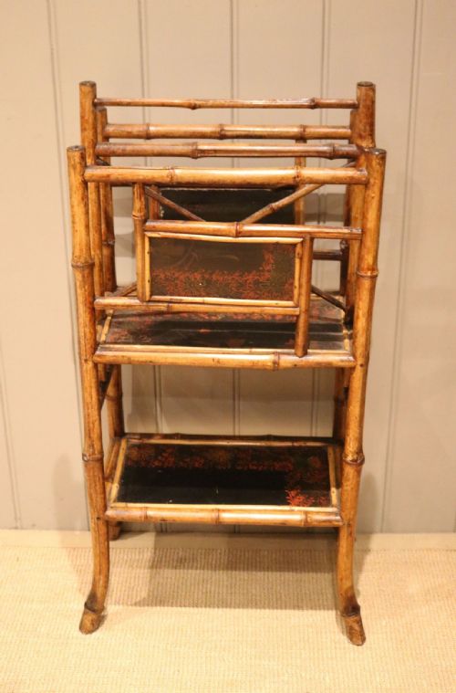 fig 1. Late Victorian Bamboo Magazine Rack
