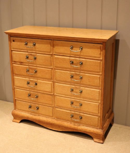 Edwardian Light Oak Chest of Drawers