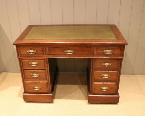 Walnut Pedestal Desk