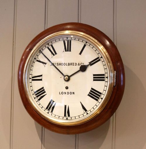 Mahogany Fusee Dial Clock