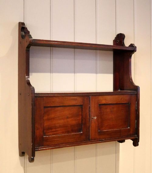 Edwardian Mahogany Wall Cabinet