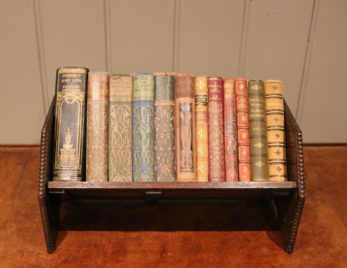 Oak Extending Table Top Book Trough