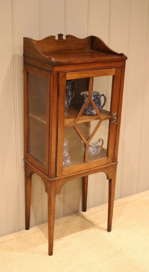 fig 1. Edwardian Mahogany Glazed Cabinet