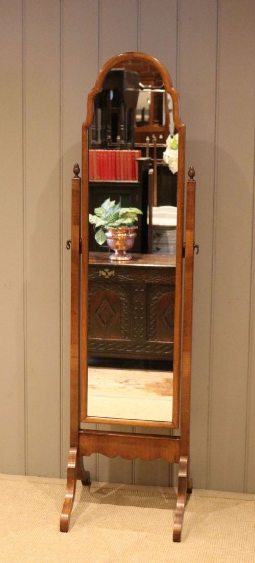fig 1. Walnut Cheval Mirror