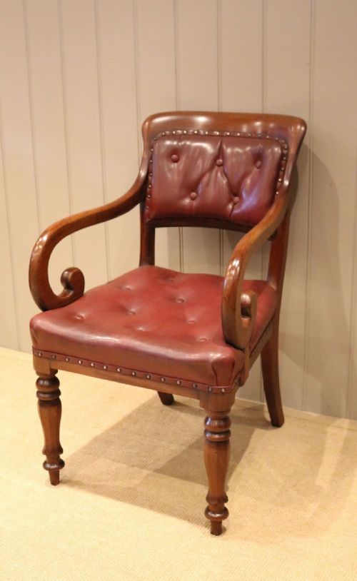 William IV Mahogany Desk Chair