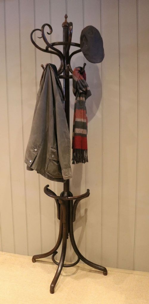 fig 1. Unusual Beech Coat & hat Stand