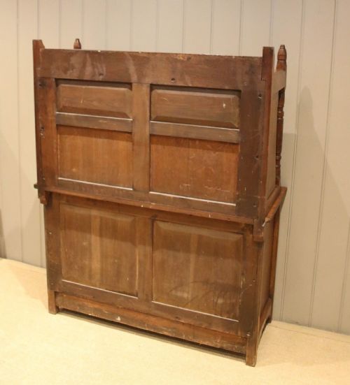 OAK ARTS CRAFTS SIDE CABINET - ADDITIONAL PHOTO 10