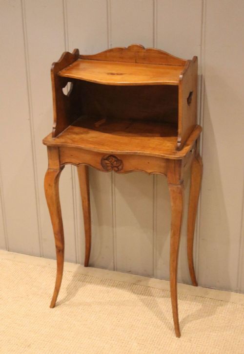 French Cherrywood Bedside Cabinet