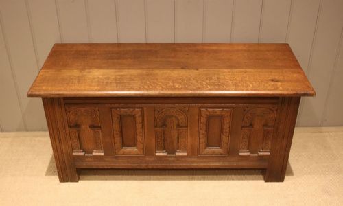 Arts & Crafts Oak Coffer