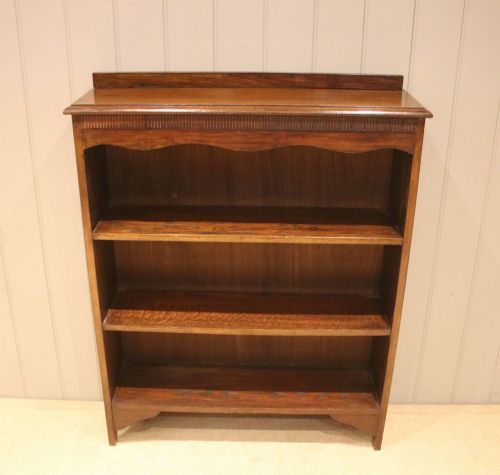 fig 1. Oak Open Bookcase