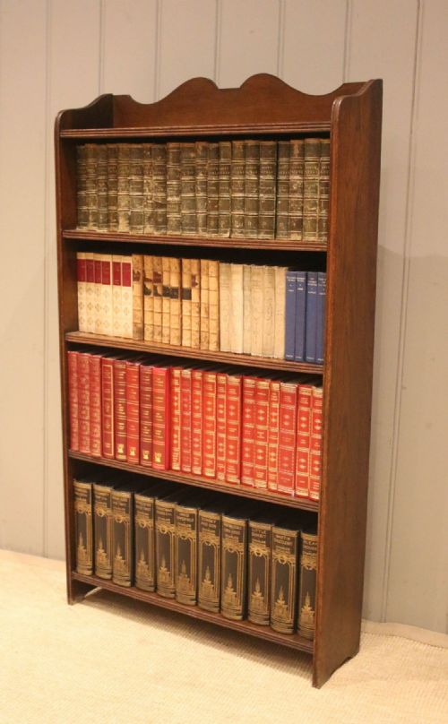 Oak Open Bookcase