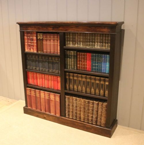 Large Oak Open Bookcase