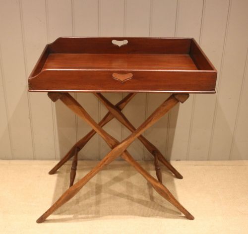 fig 1. Late 19th Century Mahogany Butlers Tray