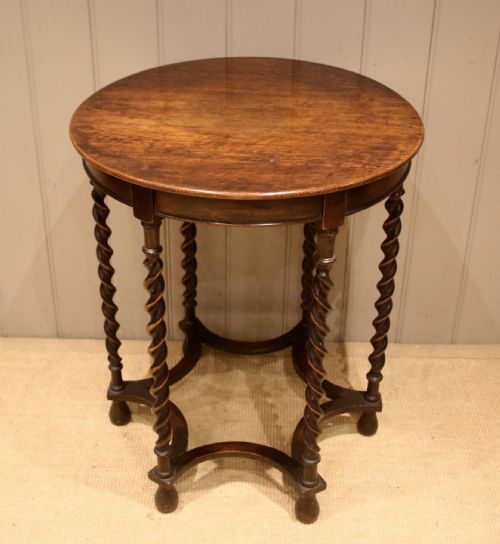 Circular Oak Table