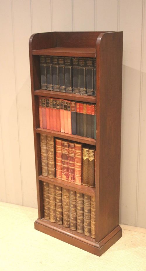 Small Oak Open Bookcase