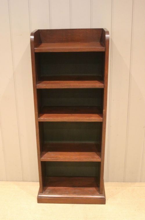 fig 1. Small Oak Open Bookcase