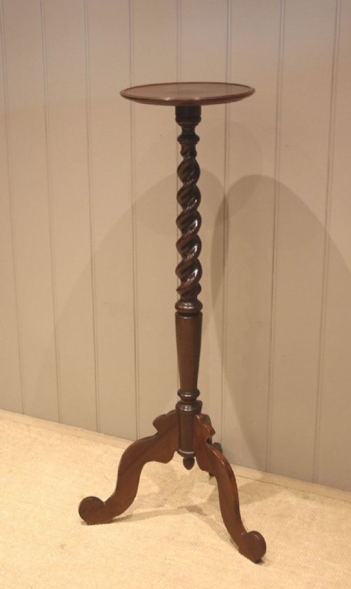 LATE 19TH CENTURY WALNUT JARDINIERE STAND - ADDITIONAL PHOTO 9