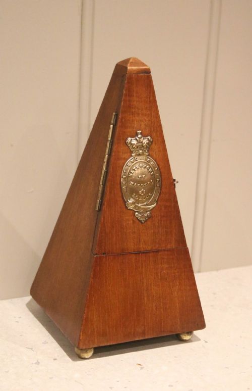 fig 1. Late 19th Century Mahogany Metronome