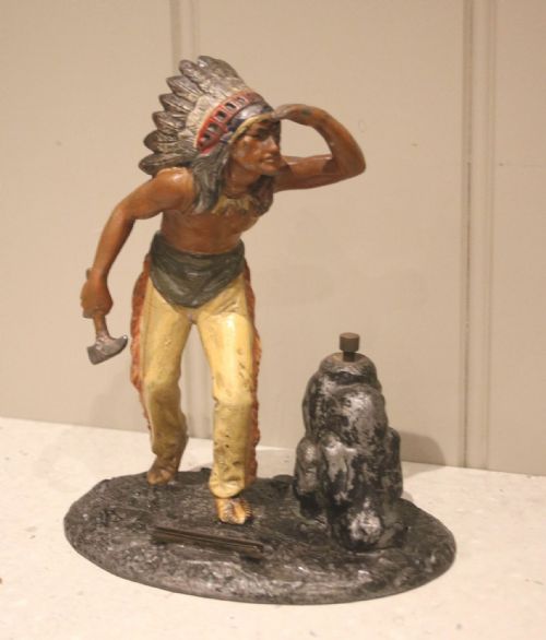Austrian Cold Painted American Indian "Striker"