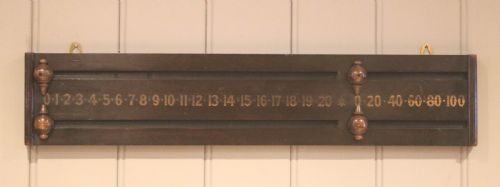 Beech Billiards Score Board