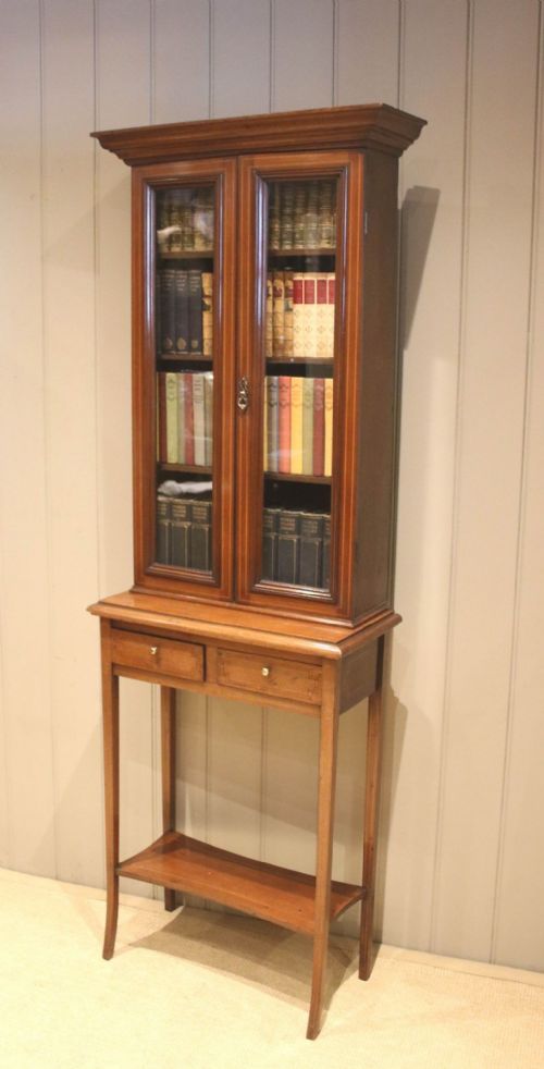 fig 1. Mahogany Table Bookcase