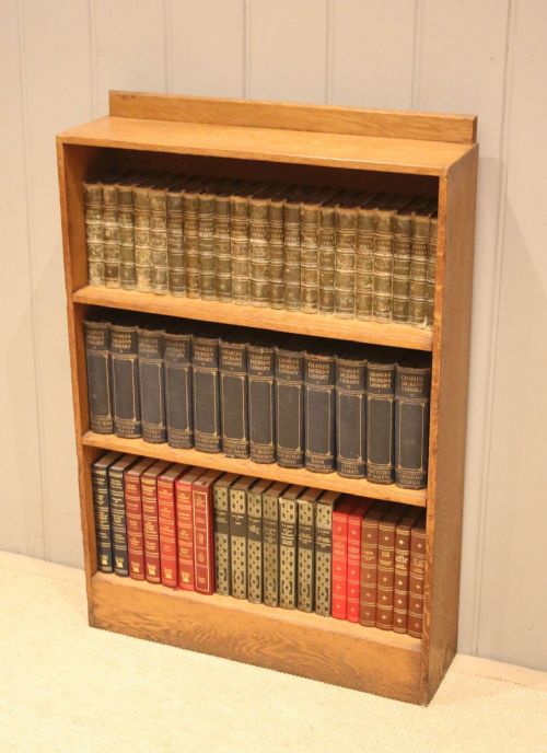 Light Oak Open Bookcase