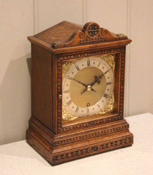 fig 1. Oak Mantel Clock