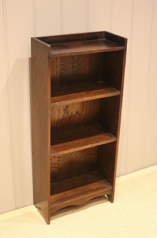 fig 1. Small Oak Cabinet Bookcase