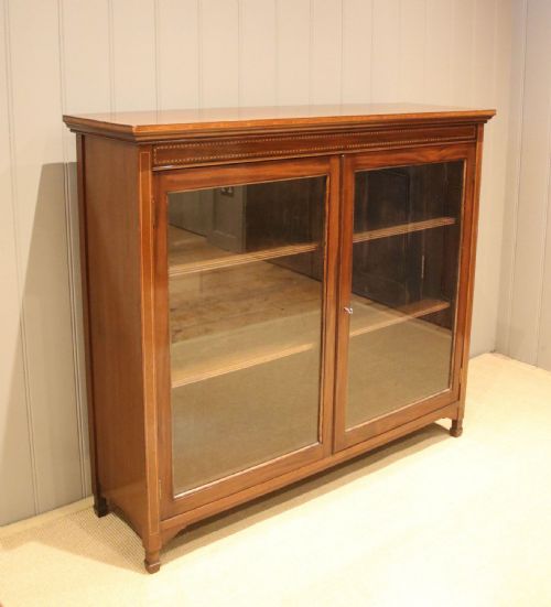 fig 1. Good Quality Mahogany Glazed Bookcase