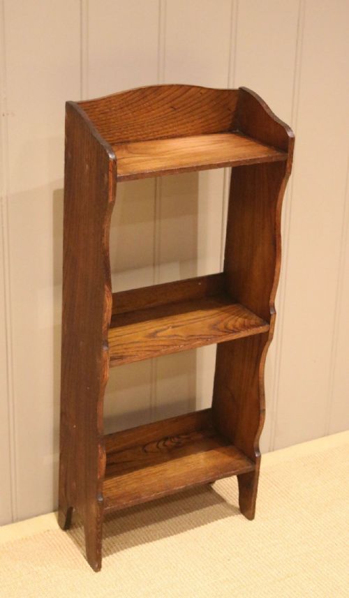fig 1. Small Oak Open Bookcase