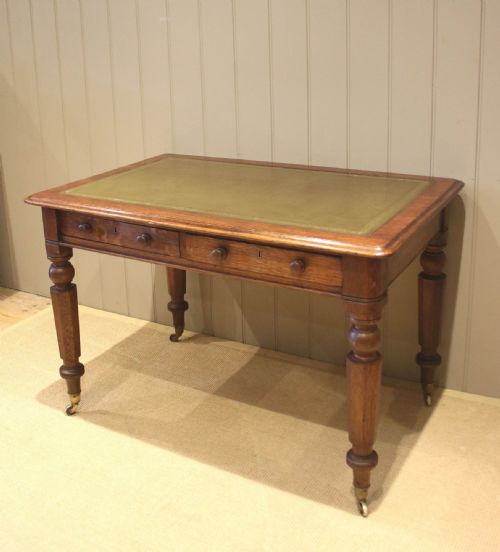 fig 1. Solid Oak Writing Table