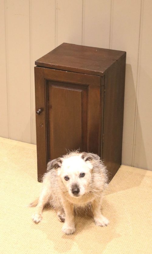 RUSTIC GEORGIAN OAK COLLECTORS CABINET - ADDITIONAL PHOTO 6