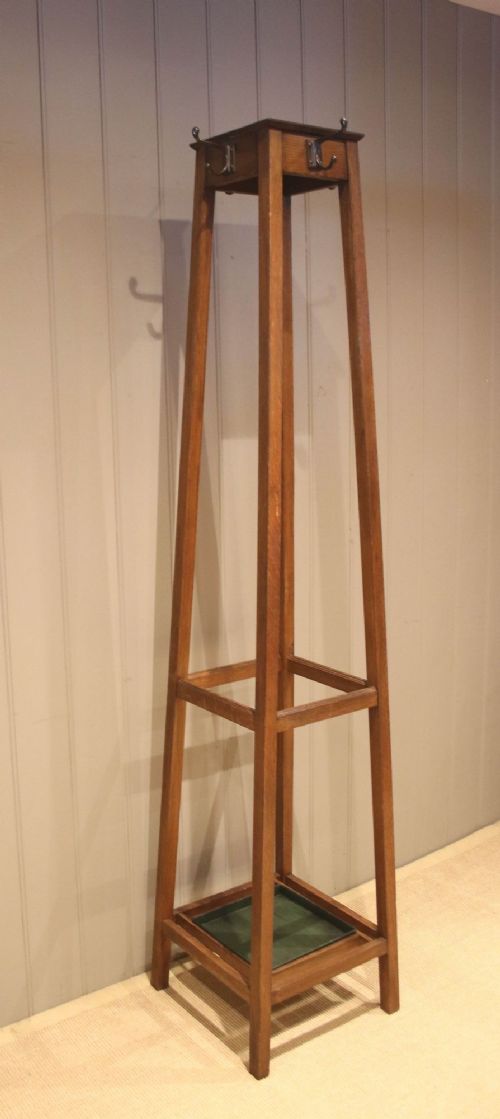Oak Arts & Crafts Hall Stand