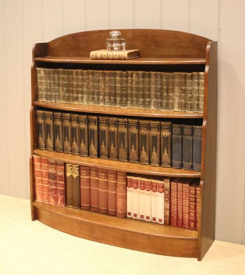 fig 1. Walnut Open Art Deco Style Bookcase