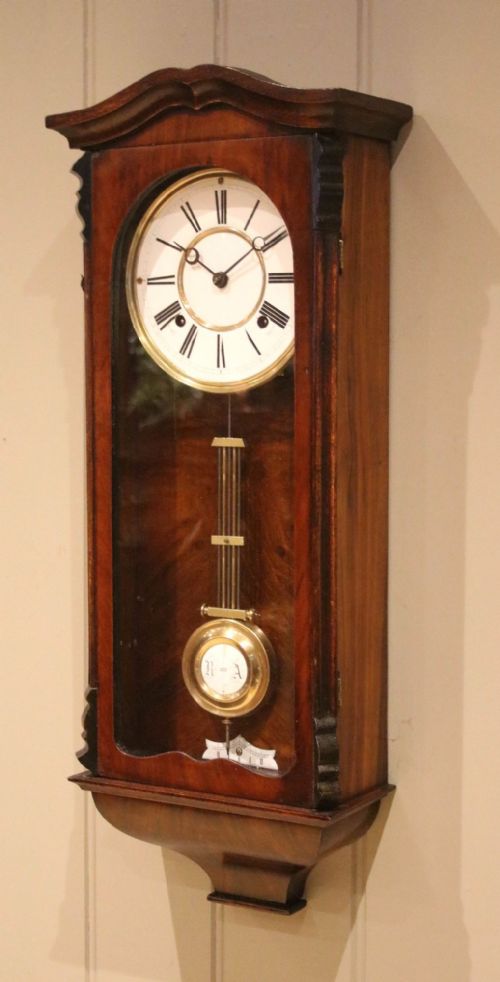 fig 1. Slender Regulator Style Wall Clock