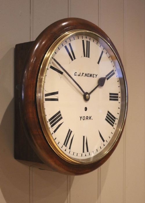 fig 1. Mahogany Fusee Dial Clock