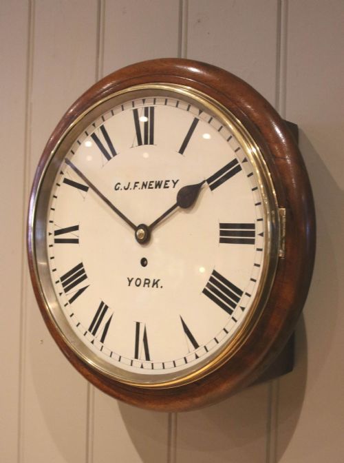 fig 2. Mahogany Fusee Dial Clock