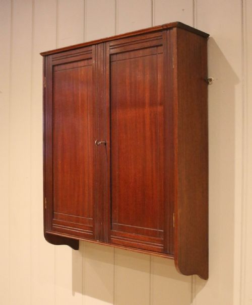 Edwardian Mahogany Wall Cabinet