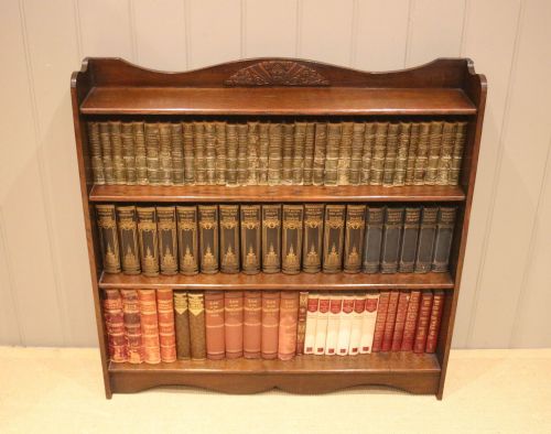 fig 1. Oak Open 1930's Bookcase