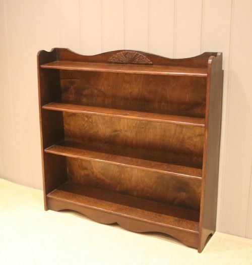Oak Open 1930'S Bookcase