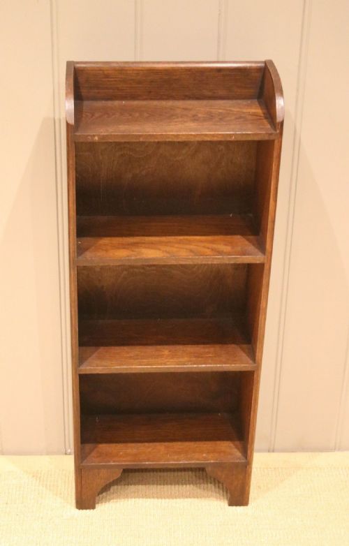 Small Oak Open Bookcase
