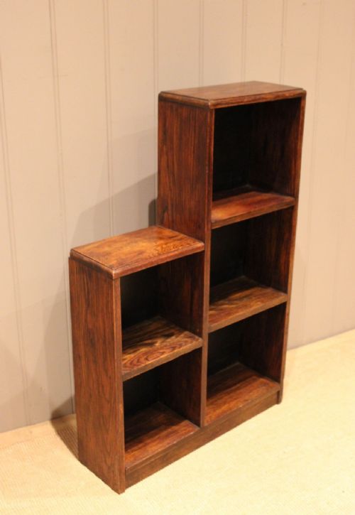 Small Art Deco Oak Sectional Bookcase