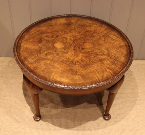Walnut Low Circular Table