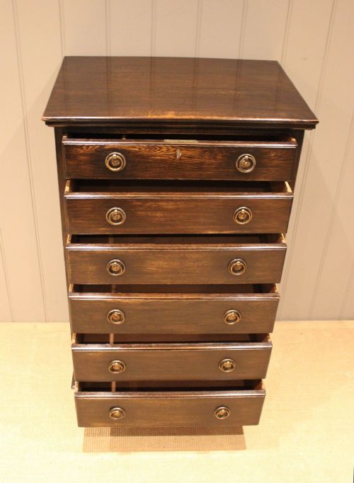 OAK CHEST OF DRAWERS - ADDITIONAL PHOTO 2