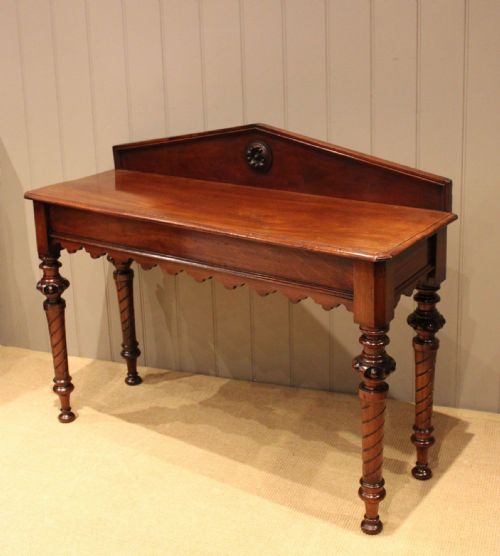 fig 1. Late 19th Century Mahogany Hall Table